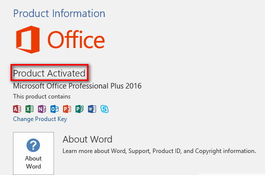 Microsoft word 2016 free product key code